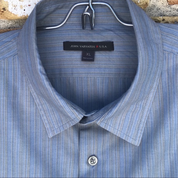 John Varvatos Other - NWOT New John Varvatos USA Striped Button Up Shirt